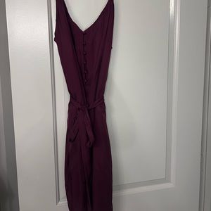 Maroon slip dress
